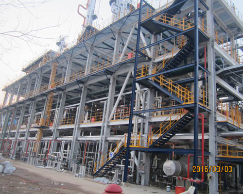 山東京博正己烷裝置安裝工程